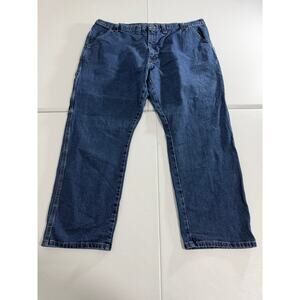 Vintage Wrangler Carpenter Jeans Size 44 x 30 Dark Blue